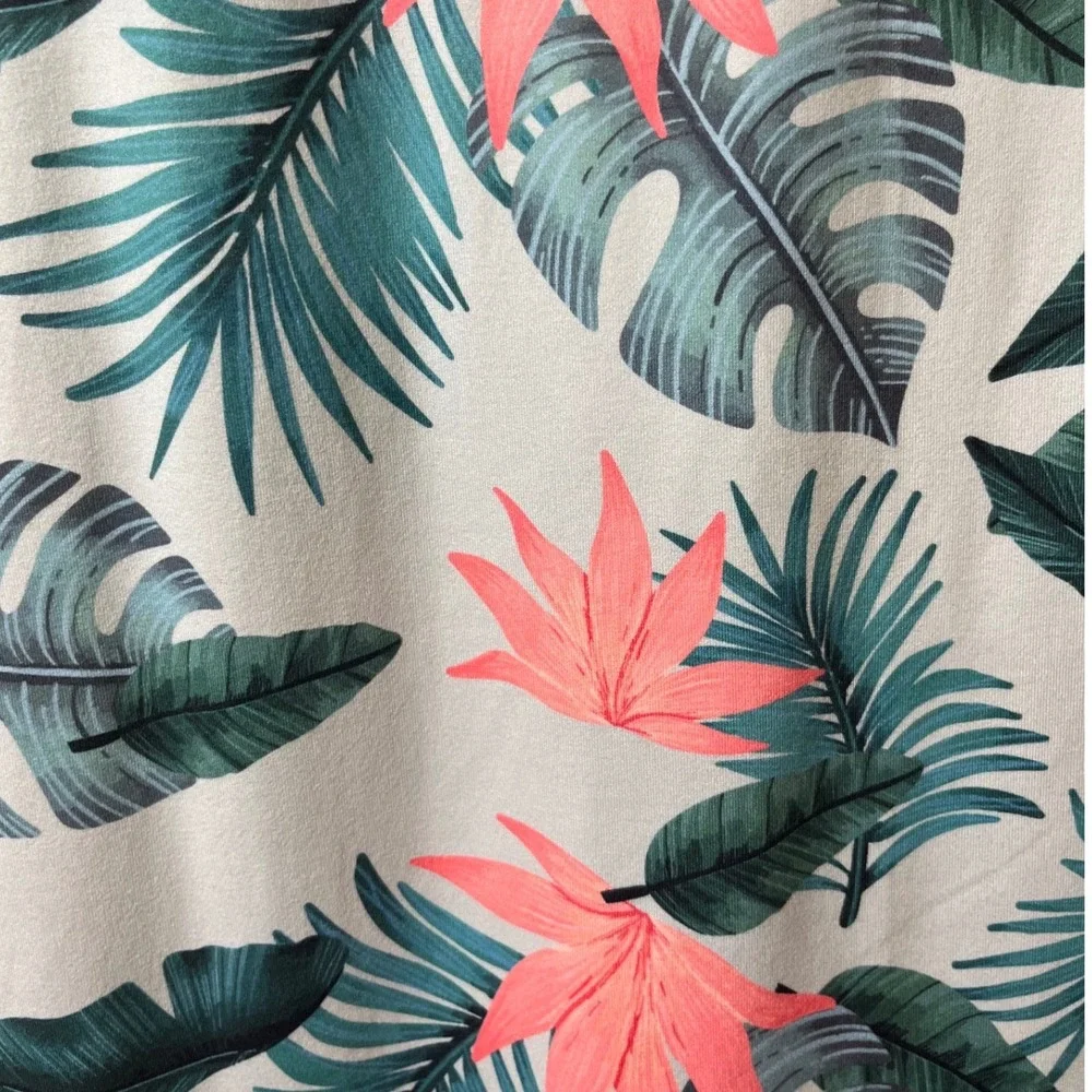 Kyodan Outdoor Tropical Palm Active Dress Size XS Built In‎ Shelf Bra Athleisure